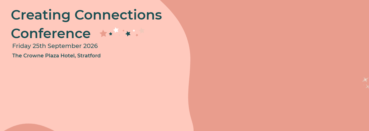 Poster for the Creating Connections Conference